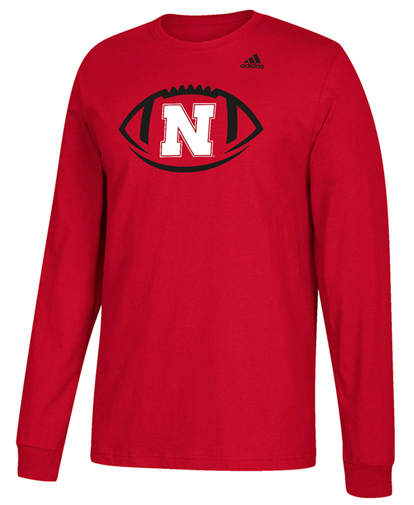 Adidas Nebraska Pigskin Go To Tee