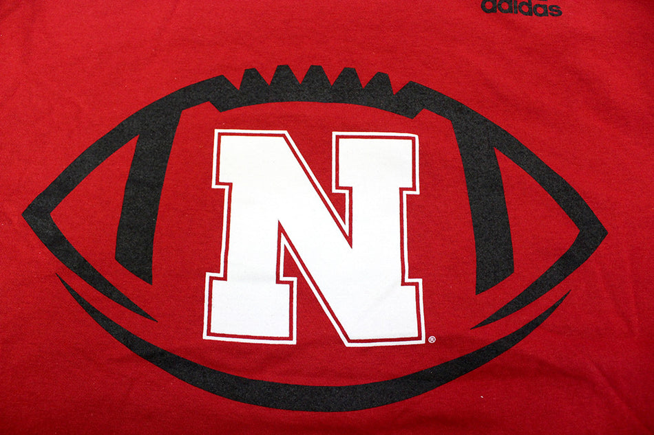 Adidas Nebraska Pigskin Go To Tee