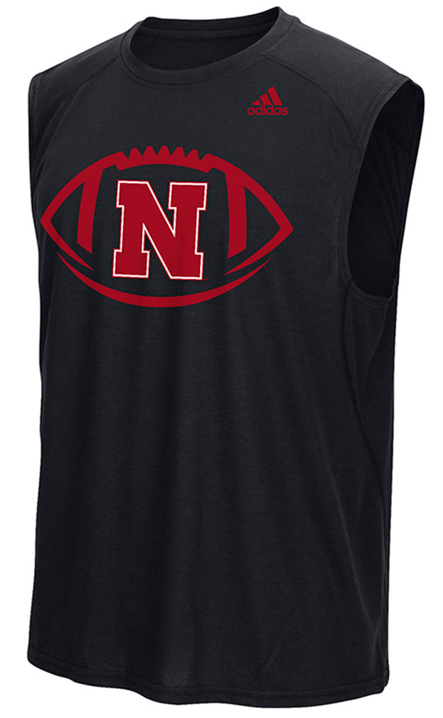 Adidas Black Sideline Sleeveless Pigskin