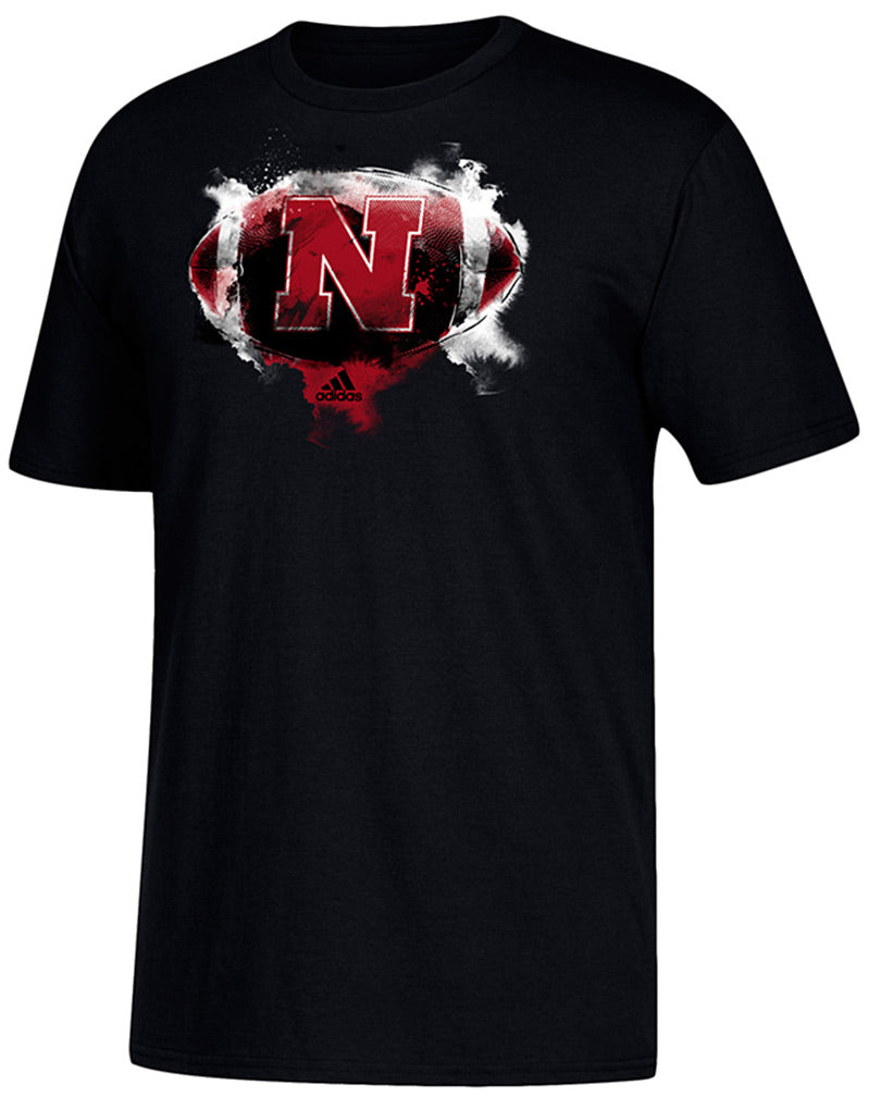 Adidas Nebraska Football Explosion Tee