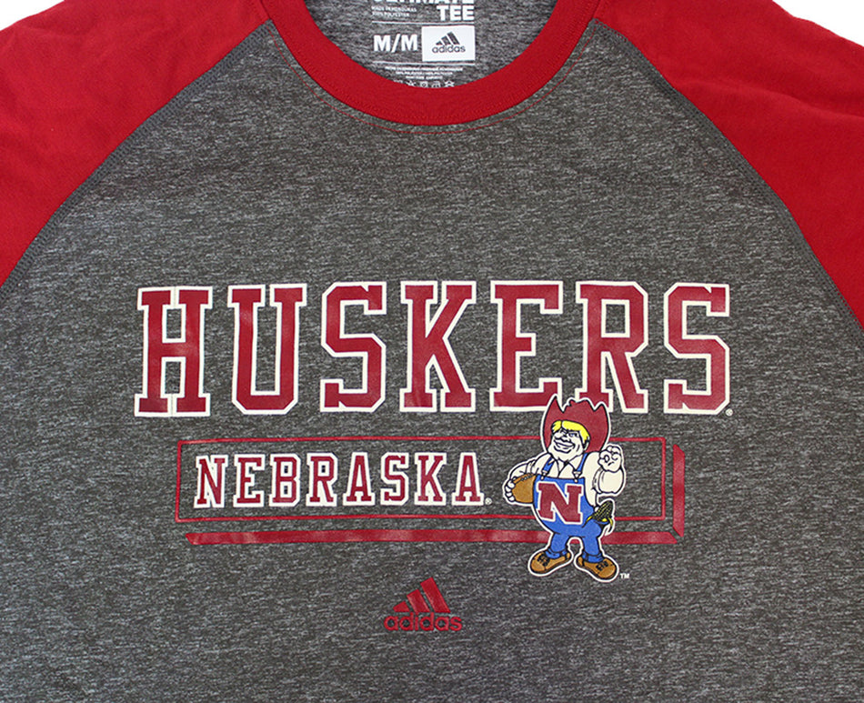 Adidas Red Raglan Phys Ed Herbie
