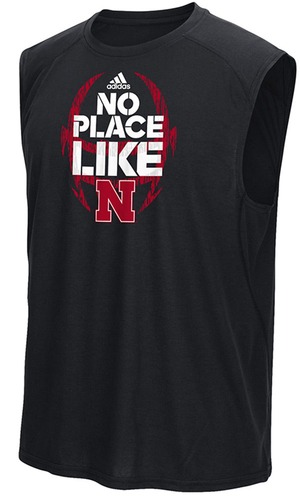 Adidas No Place Like Nebraska Tough Guy Tee