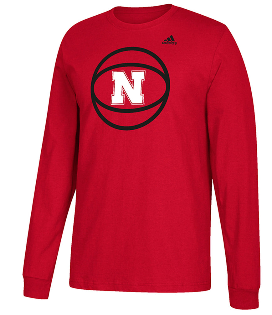 Adidas Red LS Goto Bball Outline