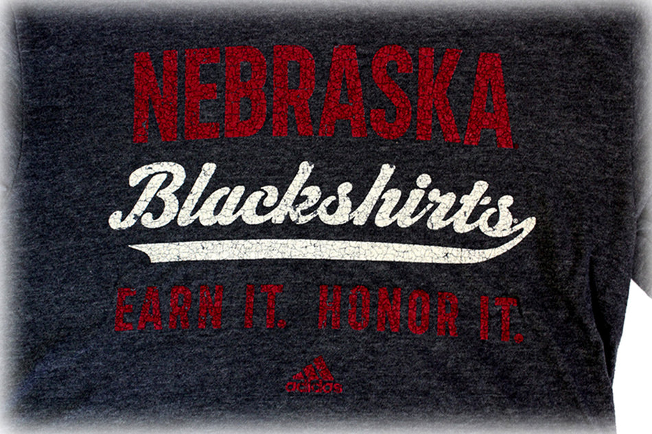 Adidas Stenciled Sweep Blackshirts Triblend