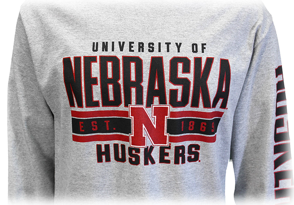 Jersey University of Nebraska Outline LS Tee