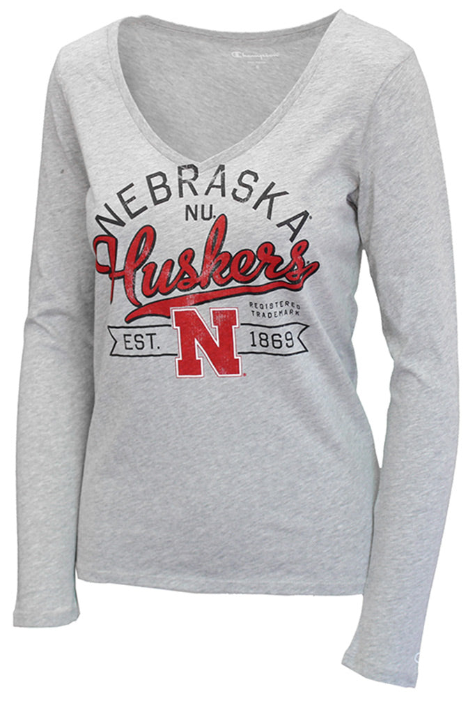 Ladies Husker Works V-Neck