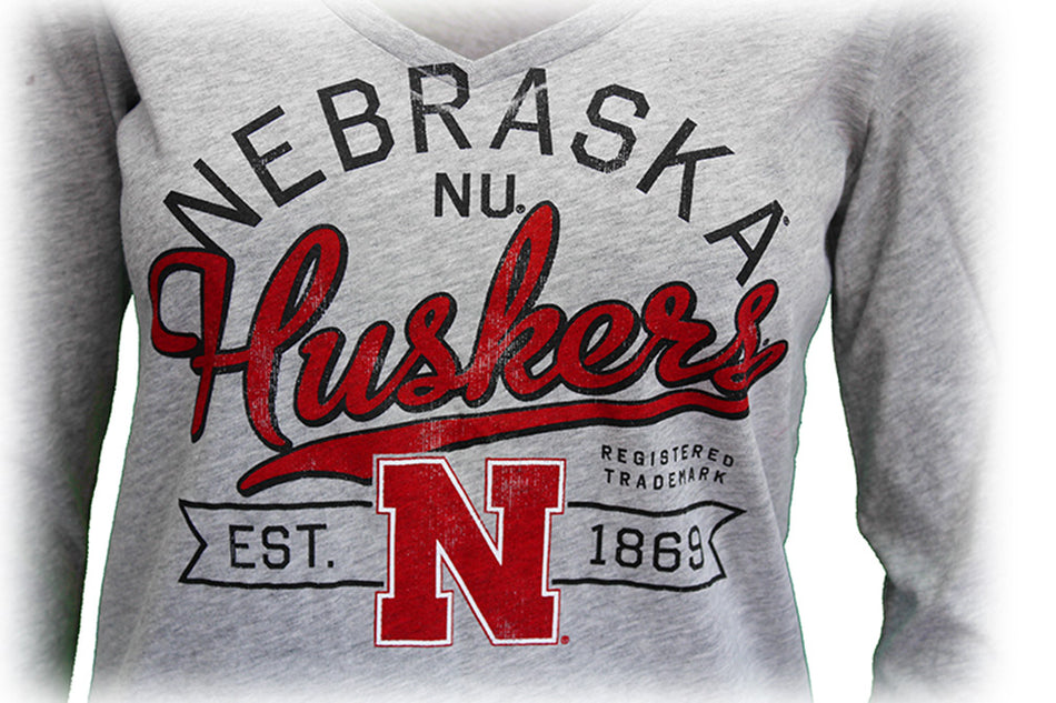Ladies Husker Works V-Neck