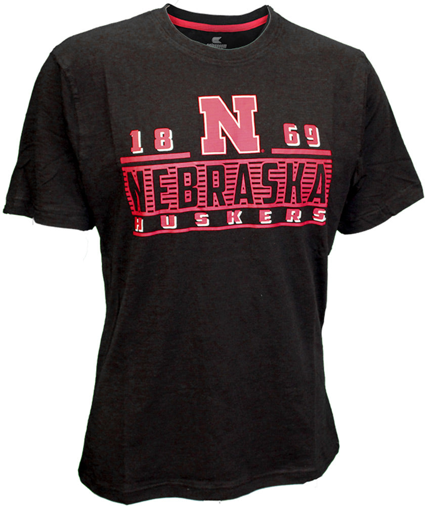 Huskers Bare Bow Colosseum Tee