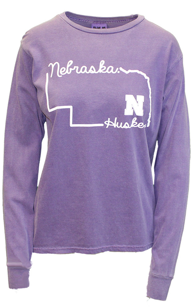 Nebraska Grape State Hightail Tee