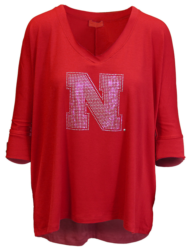 Big Bling Husker N 3/4 Sleeve VNeck