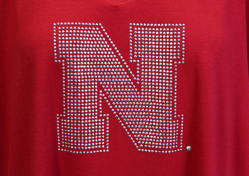 Big Bling Husker N 3/4 Sleeve VNeck