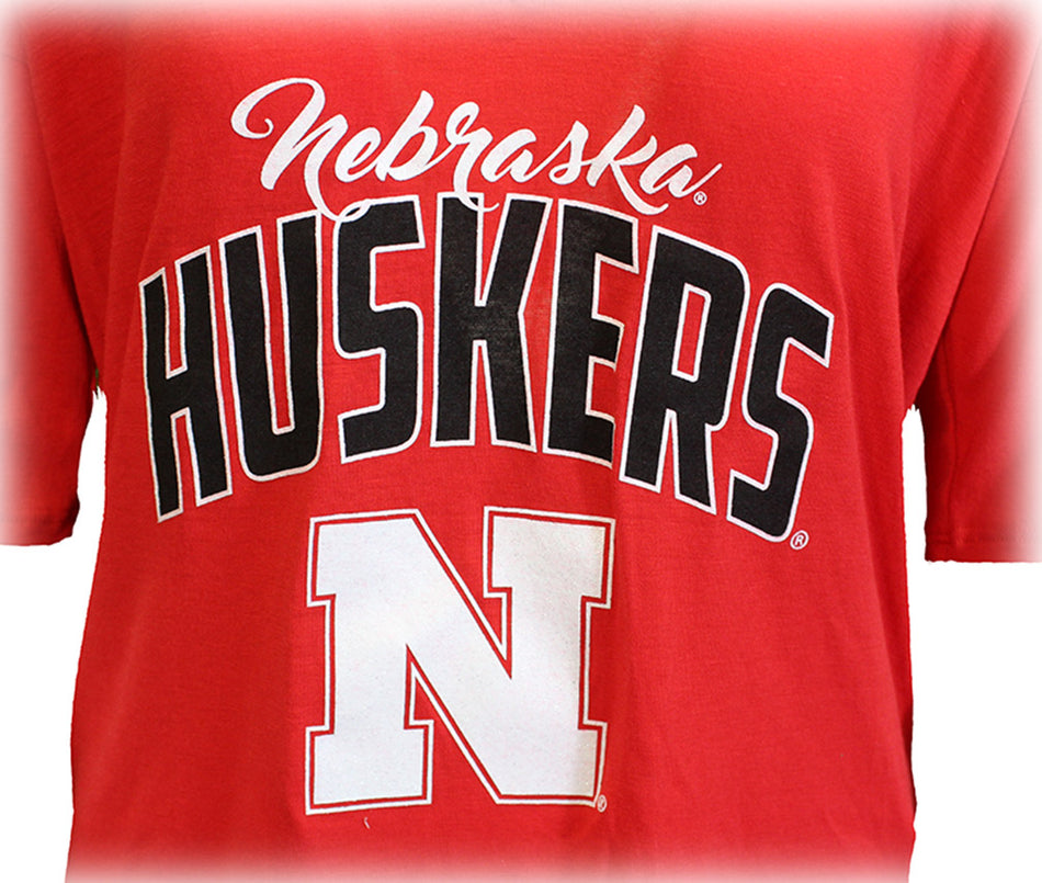 Nebraska Huskers VNeck 3 Quarter Sleeve