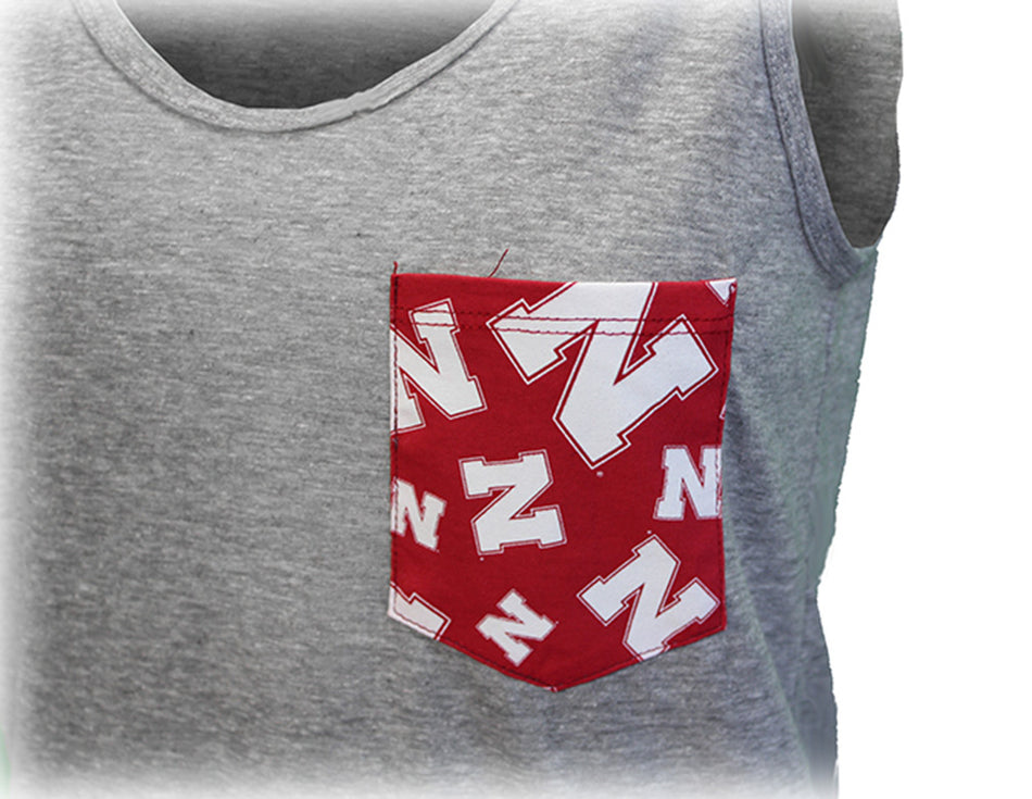 Husker N's Pocket Triblend Tee