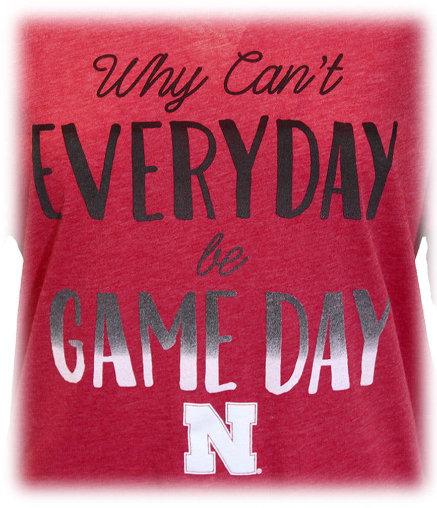 Ladies Everyday Husker Gameday Tee