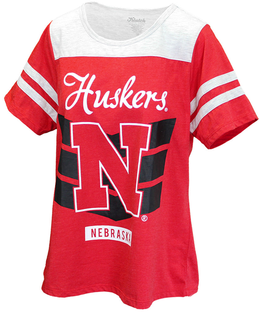 Huskers Arrow Ladies Top