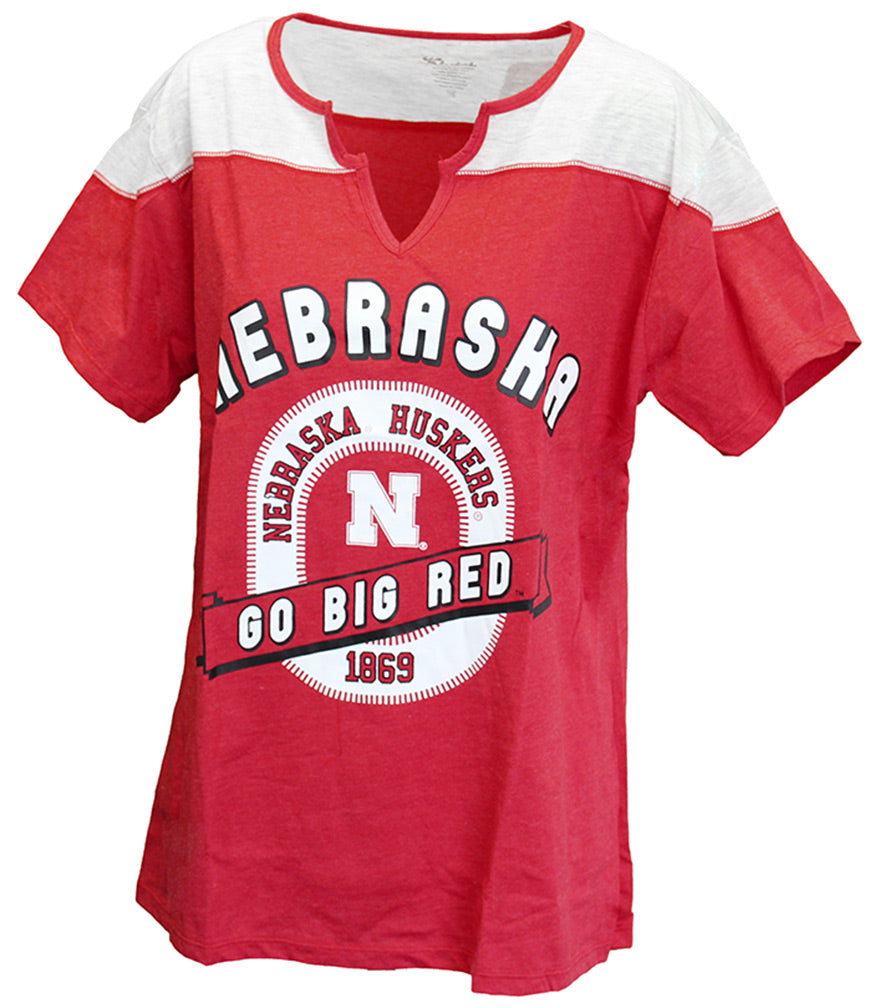 Go Big Red Ladies Tracker Top