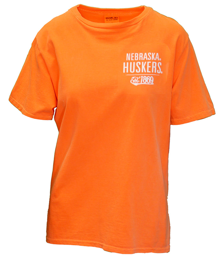 Orange Huskers Established Tee