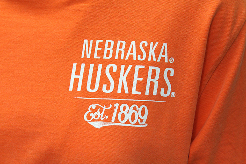 Orange Huskers Established Tee