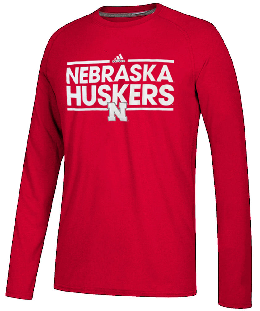 Adidas Nebraska Huskers Ultimate LS Tee