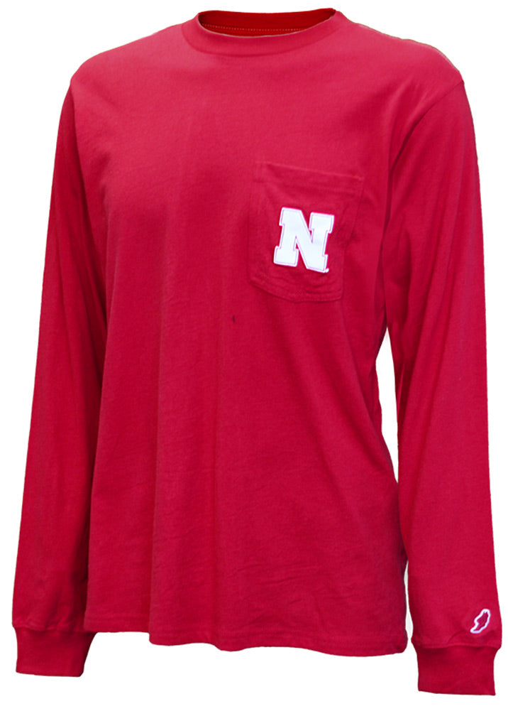 Nebraska Vintage Wash Pocket Tee