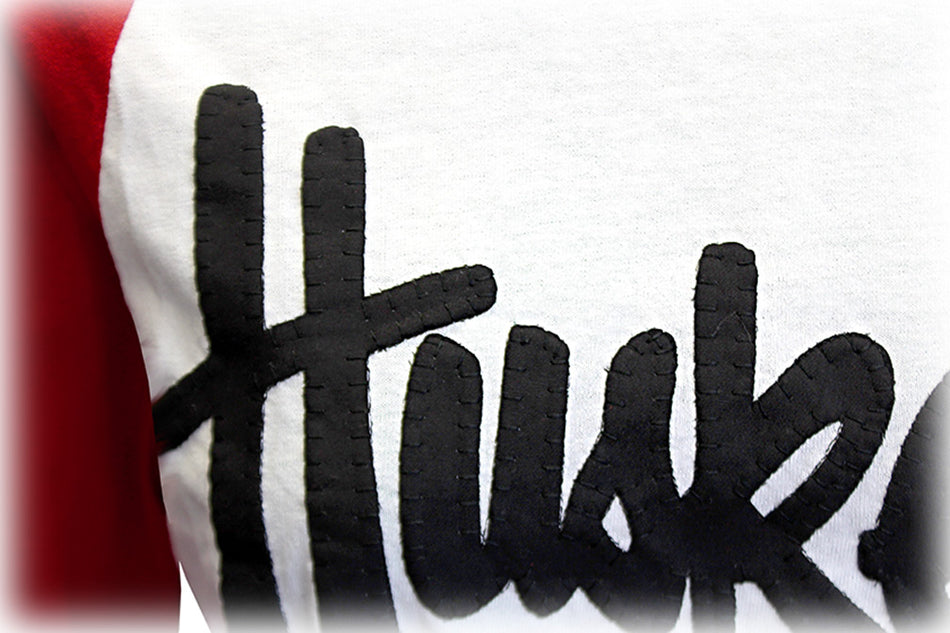 Womens Huskers Raglan