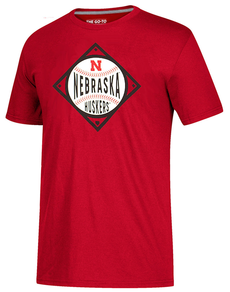 Adidas Huskers Big Baller Diamond Tee