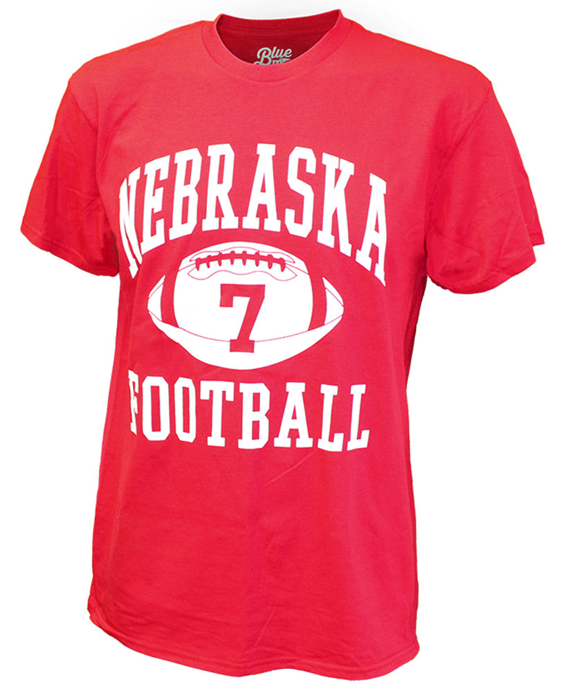 Nebraska 7 Frost Football Tee
