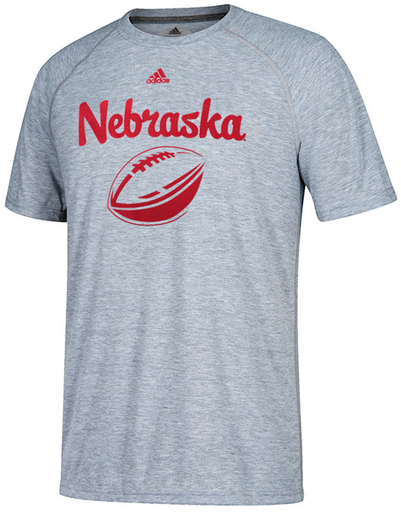 Adidas Nebraska Football Tee