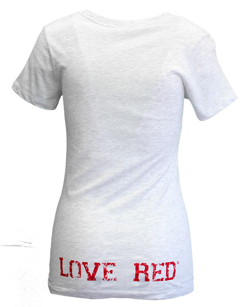 Huskers USA Pride V Neck Tee