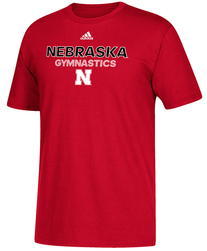 Adidas Nebraska Gymnastics Rush Tee