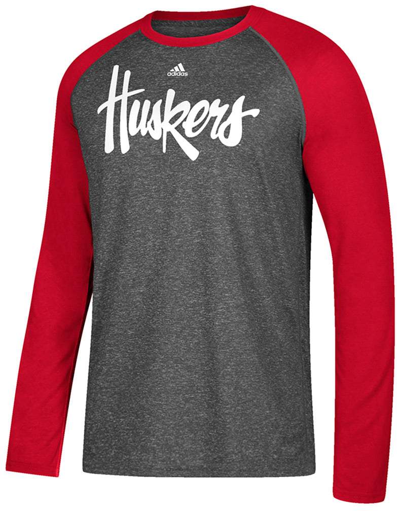 Adidas Huskers Ultimate LS Raglan Tee
