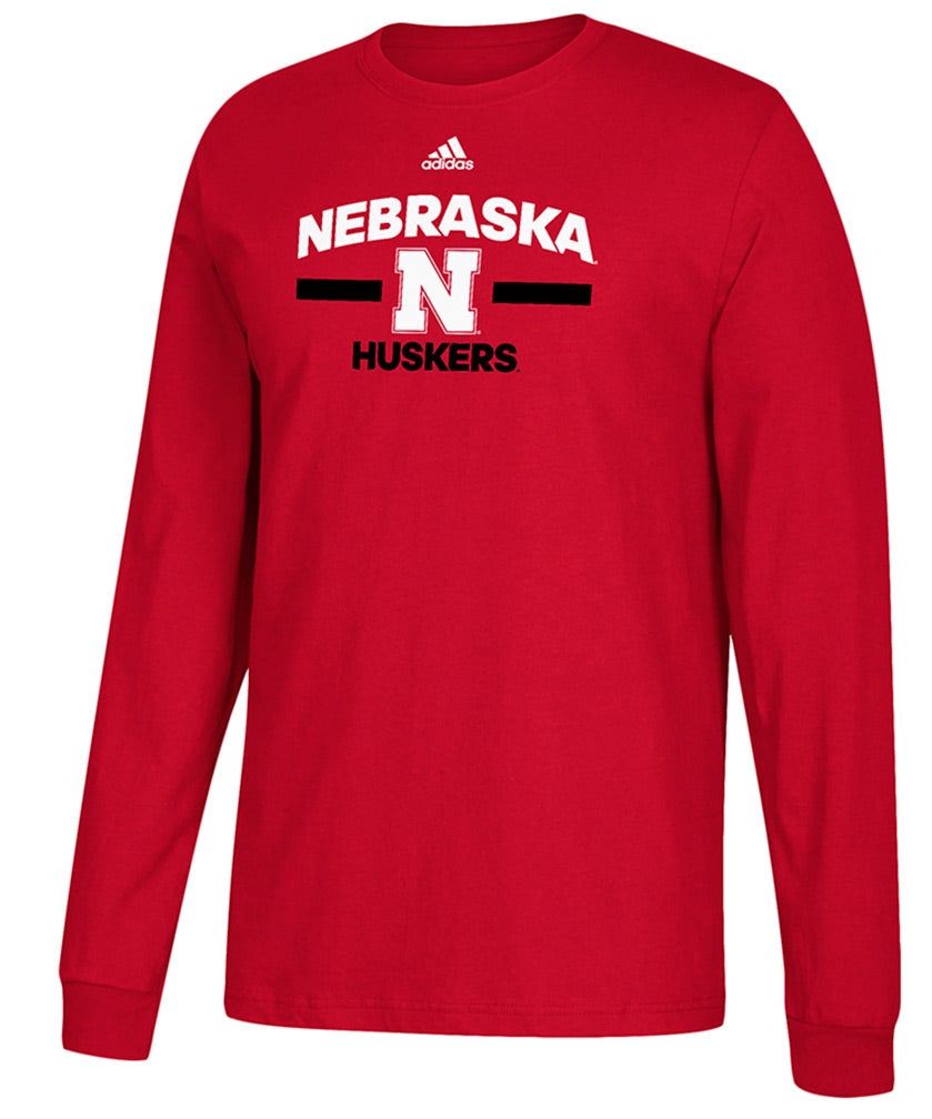 Adidas Nebraska N Huskers Sideline Speed Tee