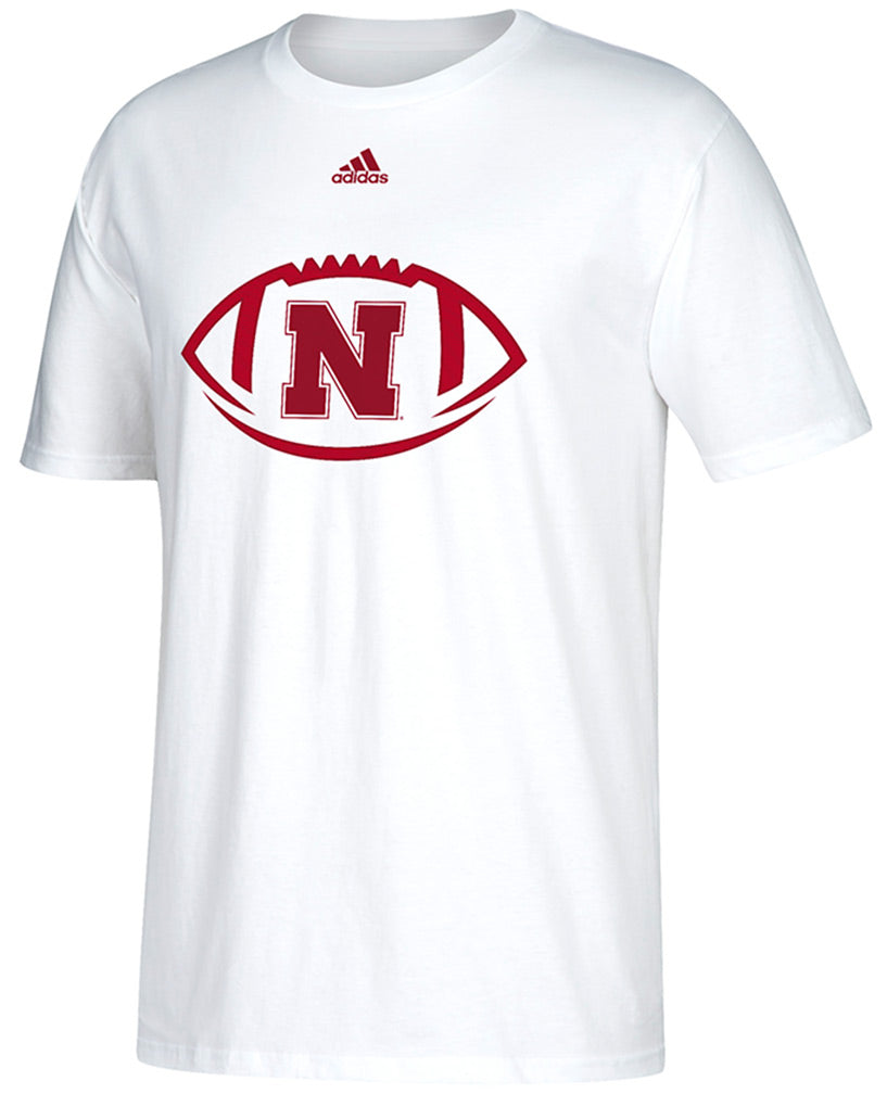 Adidas Nebraska Spiral Football Sideline Tee