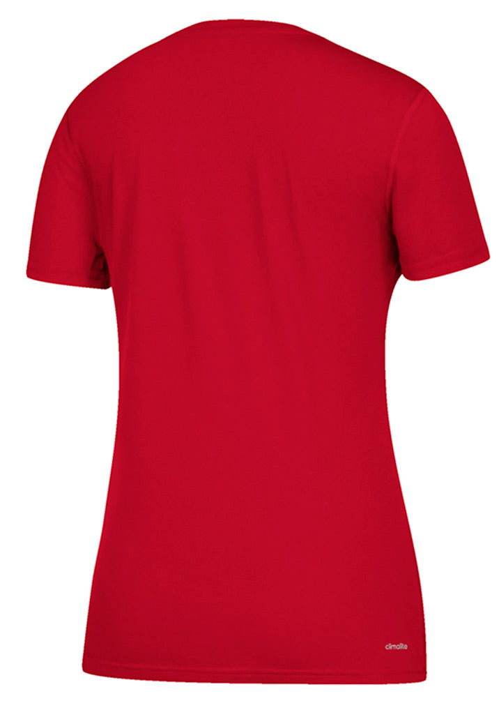 Adidas Ladies Ultimate Rush Nebraska Football V-Neck Tee
