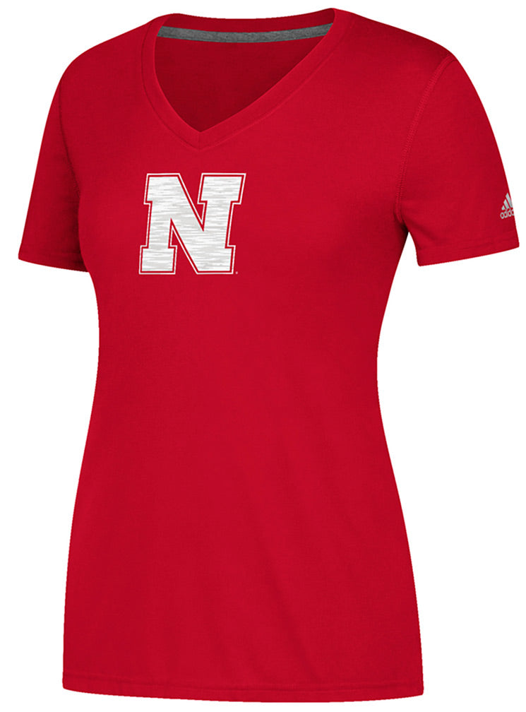 Adidas Womens Ultimate Sideline Huskers Sequel Tee