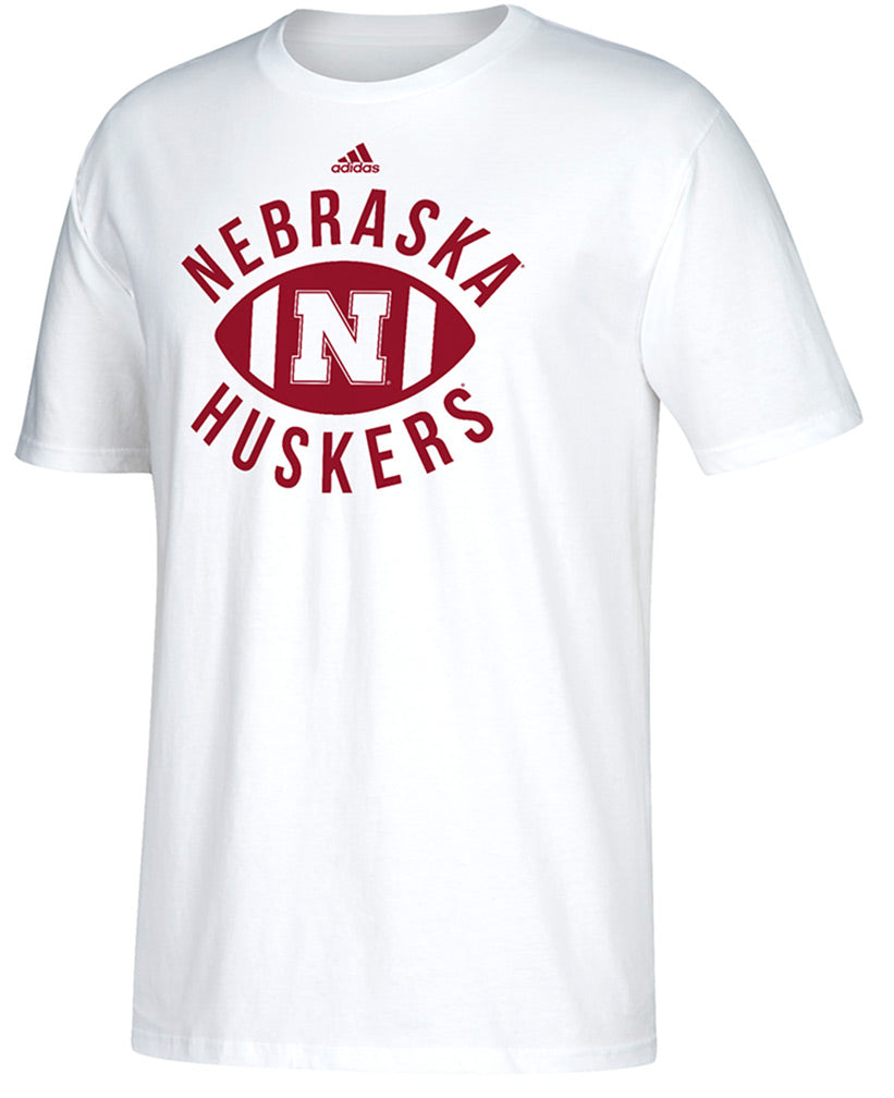 Adidas Nebraska Huskers Football Tee