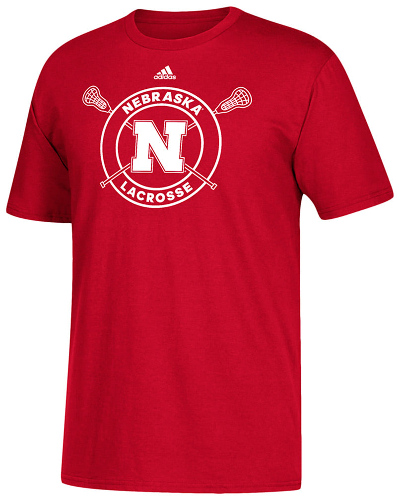 Adidas Nebraska Sports Lacrosse Tee