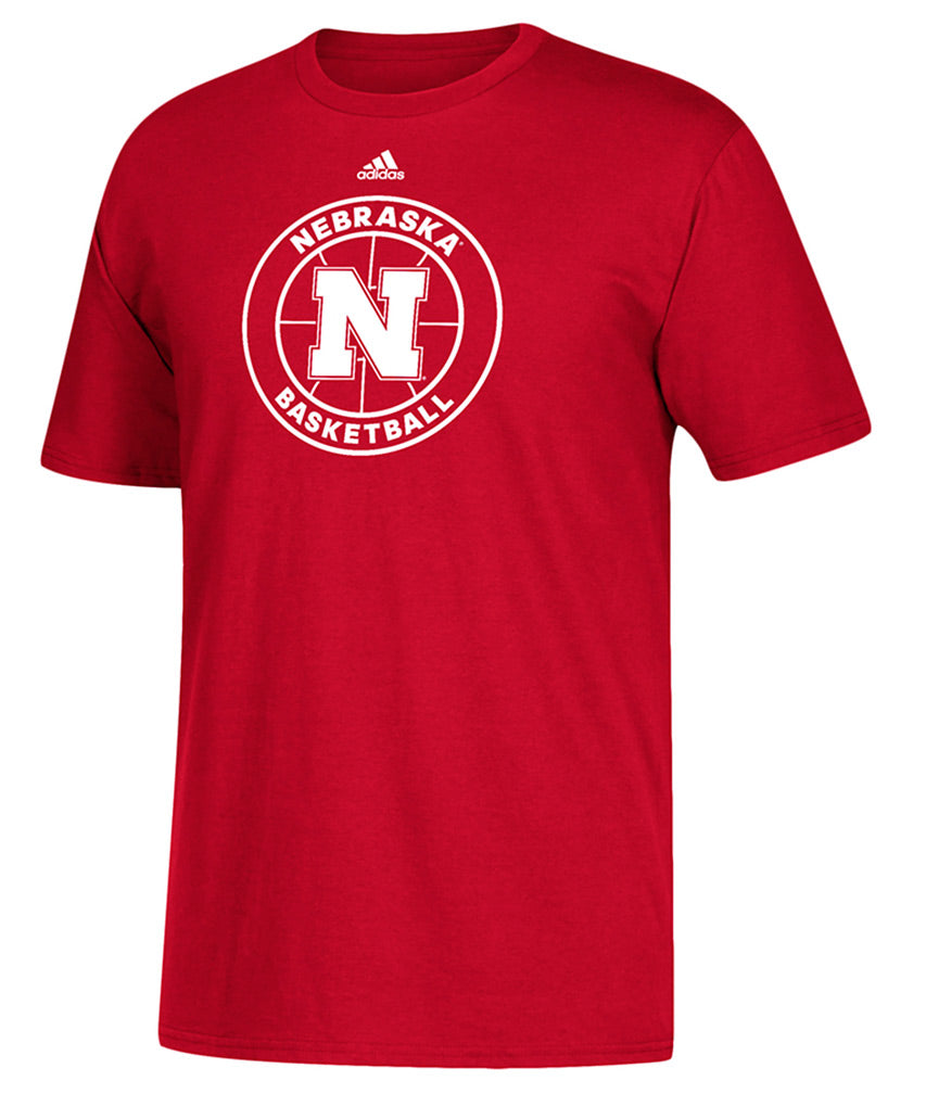 Adidas Nebraska Sports Basketball Tee