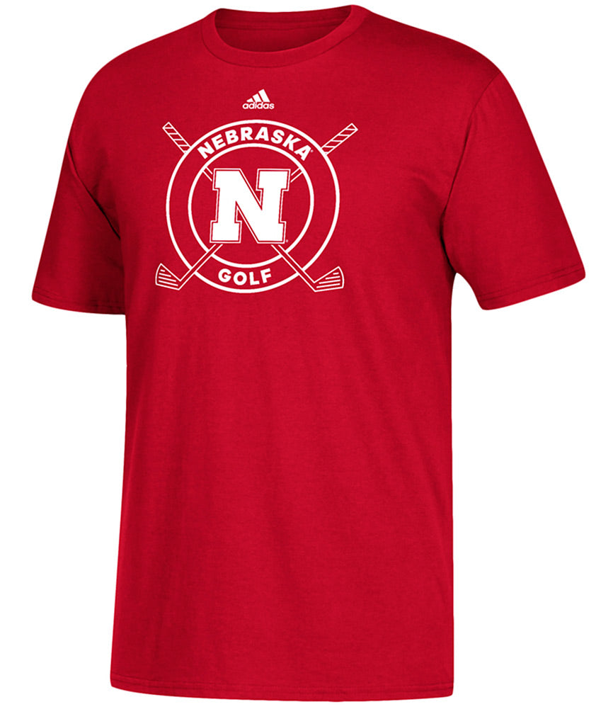 Adidas Nebraska Sports Golf Tee