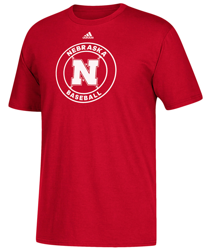 Adidas Nebraska Sports Baseball Tee