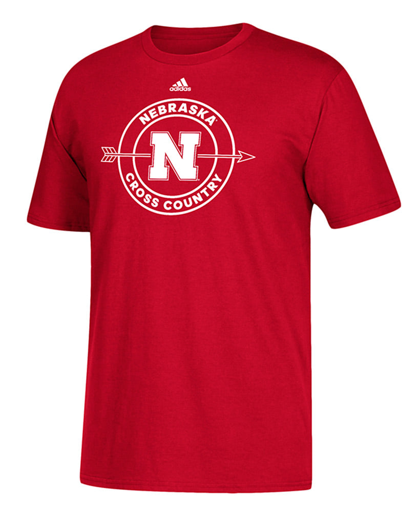 Adidas Nebraska Sports Cross Country Tee
