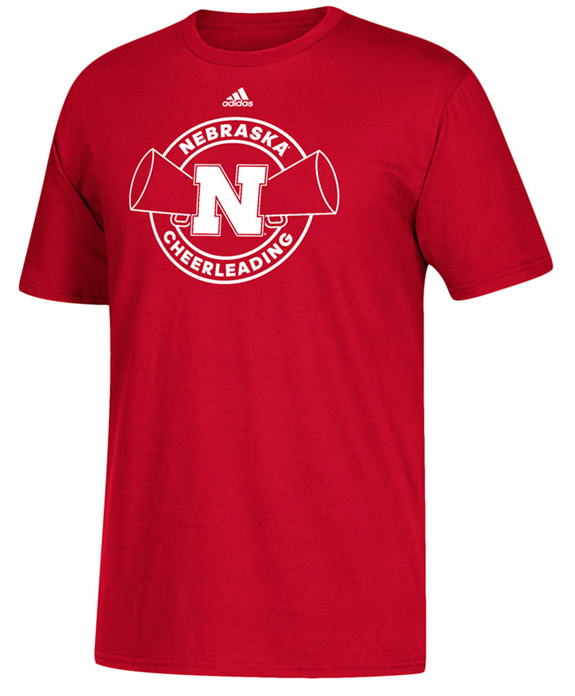 Adidas Nebraska Sports Cheerleading Tee