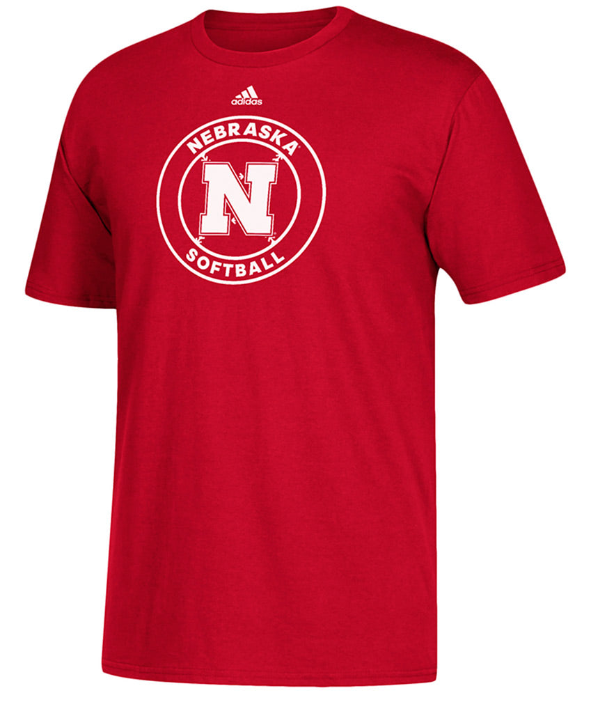Adidas Nebraska Sports Softball Tee