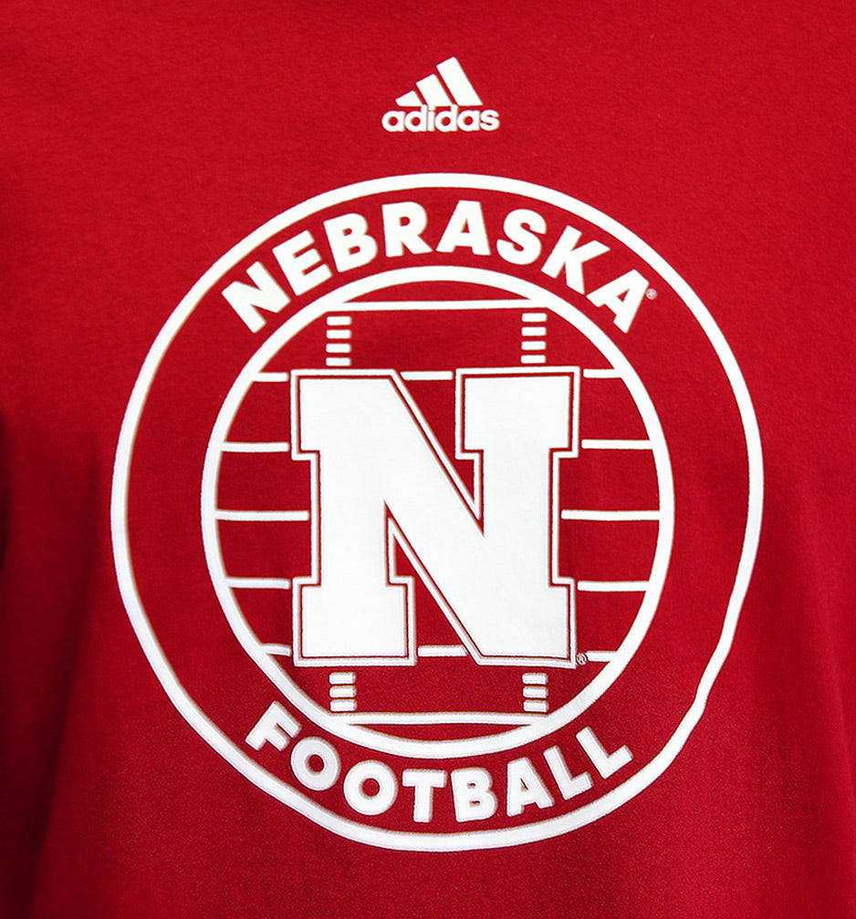 Adidas Nebraska Football Zone Tee