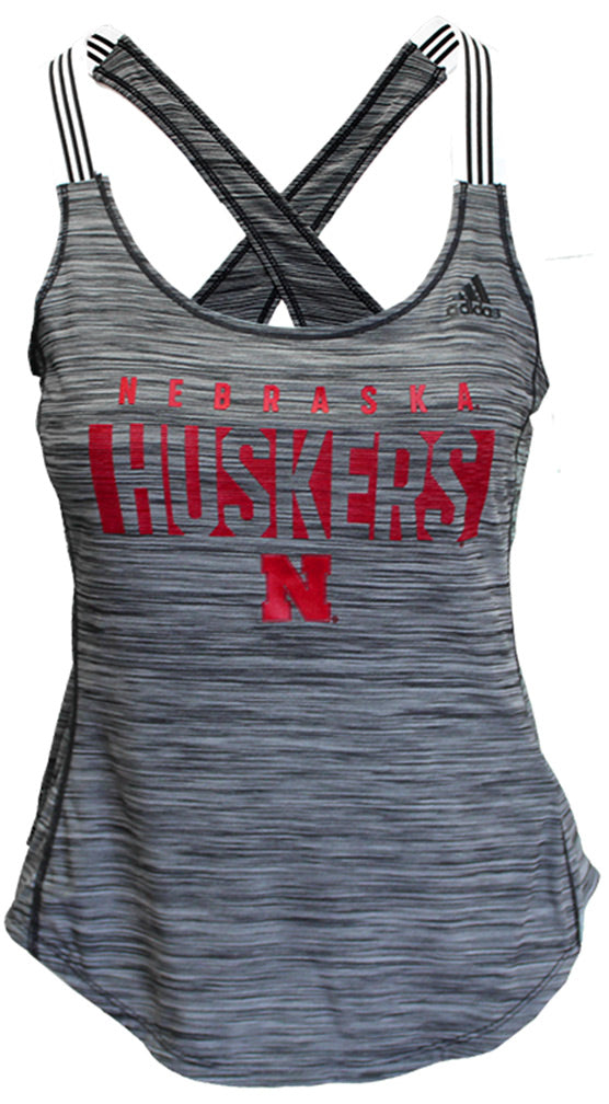 Adidas Nebraska Huskers Ladies Knockout Tank