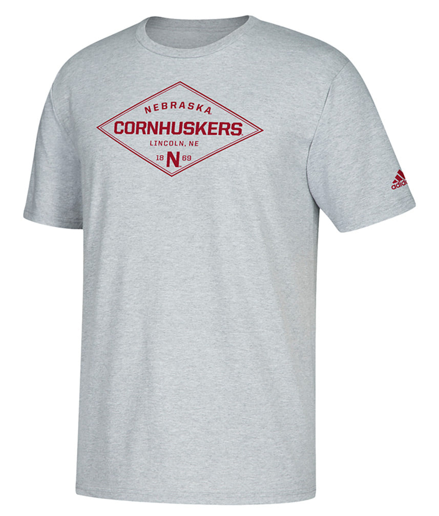 Adidas Nebraska Cornhuskers Rock Tee