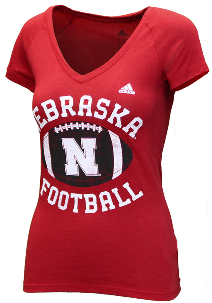 Adidas Womens Nebraska Football Gameday Triblend