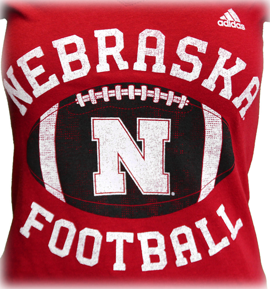 Adidas Womens Nebraska Football Gameday Triblend
