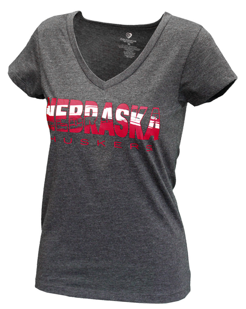 Huskers Ladies Commodity Vneck