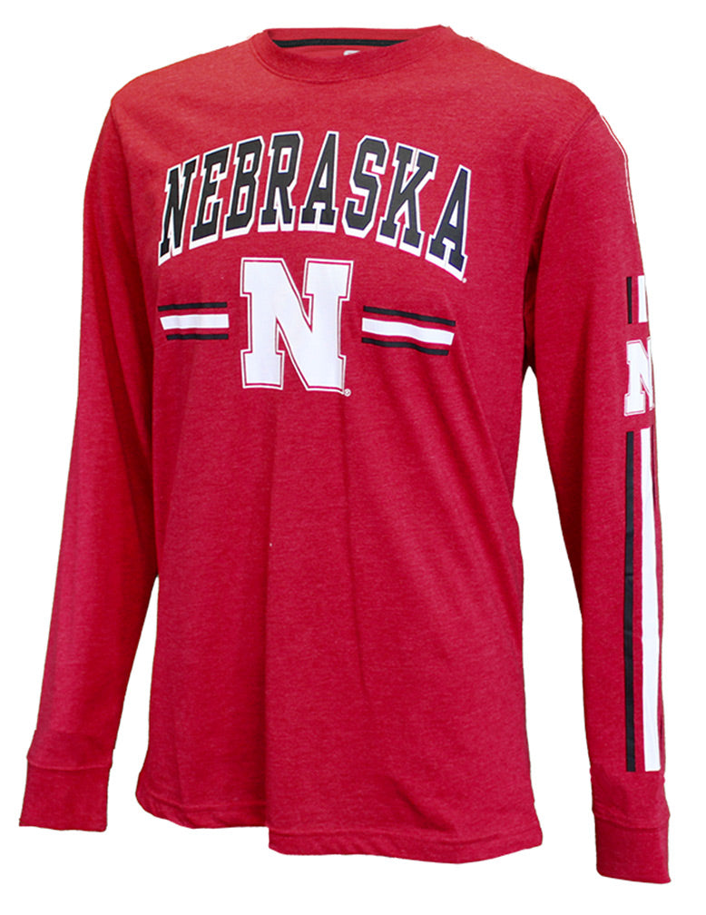 Huskers TD Toss LS Tee